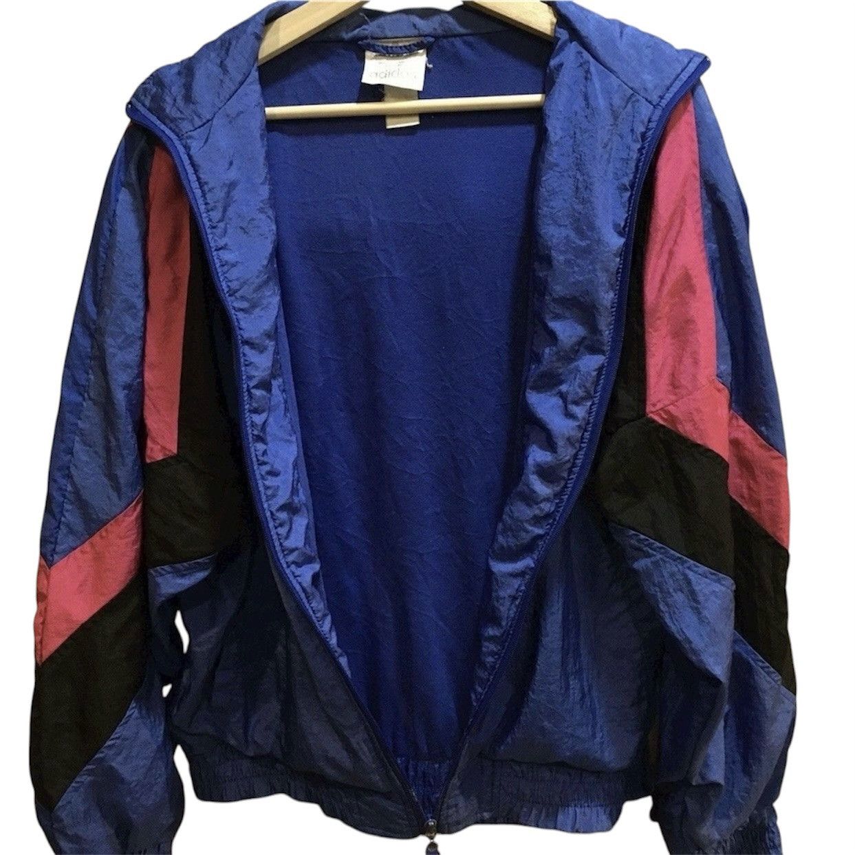 Adidas RARE Vintage 90s Adidas Trefoil Logo Windbreaker Retro Sport Size US M / EU 48-50 / 2 - 3 Thumbnail