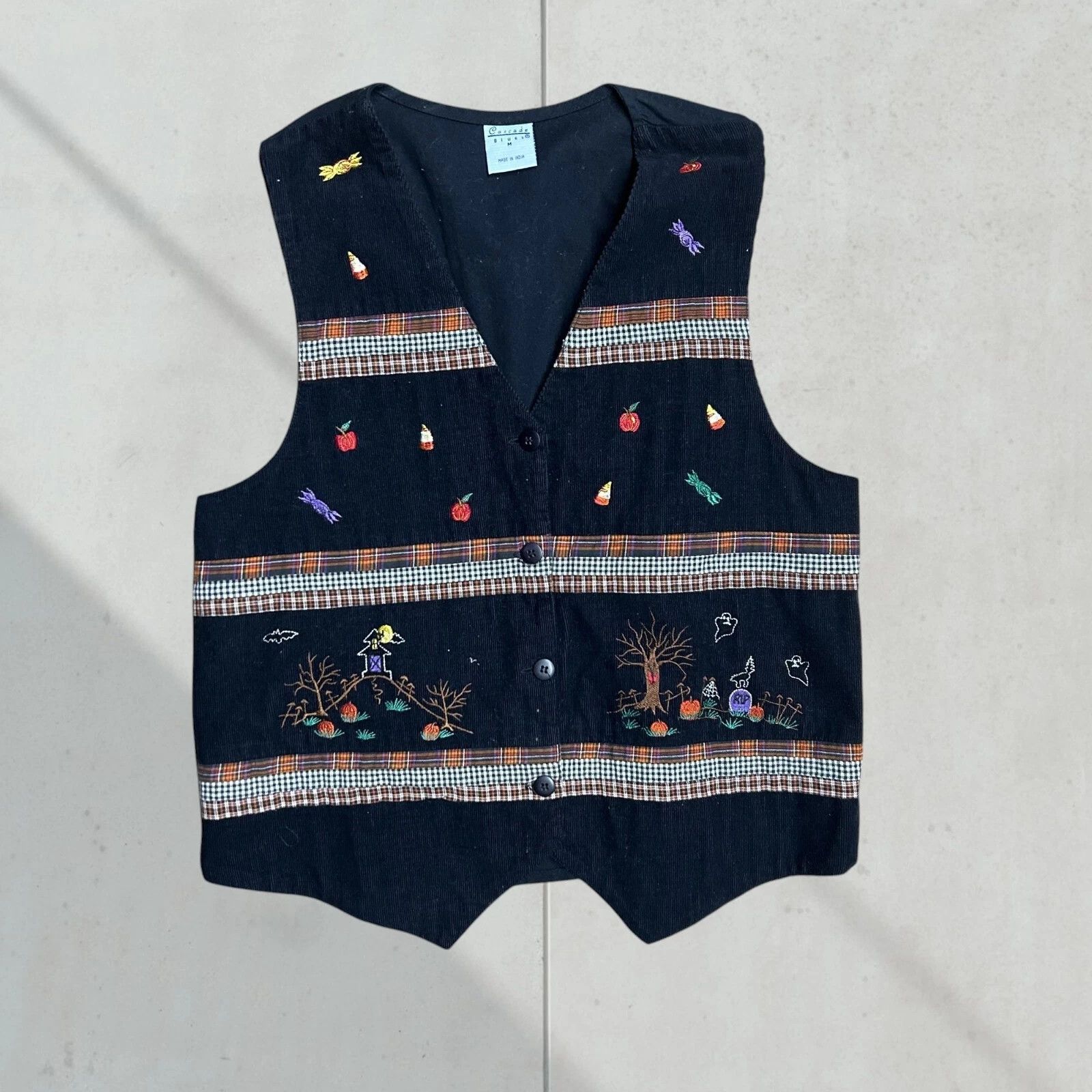 Casey Casey Casey & Max Halloween Fall Vest Medium Black Size US M / EU 48-50 / 2 - 1 Thumbnail
