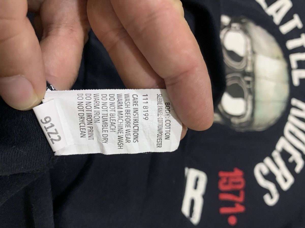 If Six Was Nine Y2K Seattle Riders Harley Davidson Styled Double Layer Tees Size US L / EU 52-54 / 3 - 9 Thumbnail