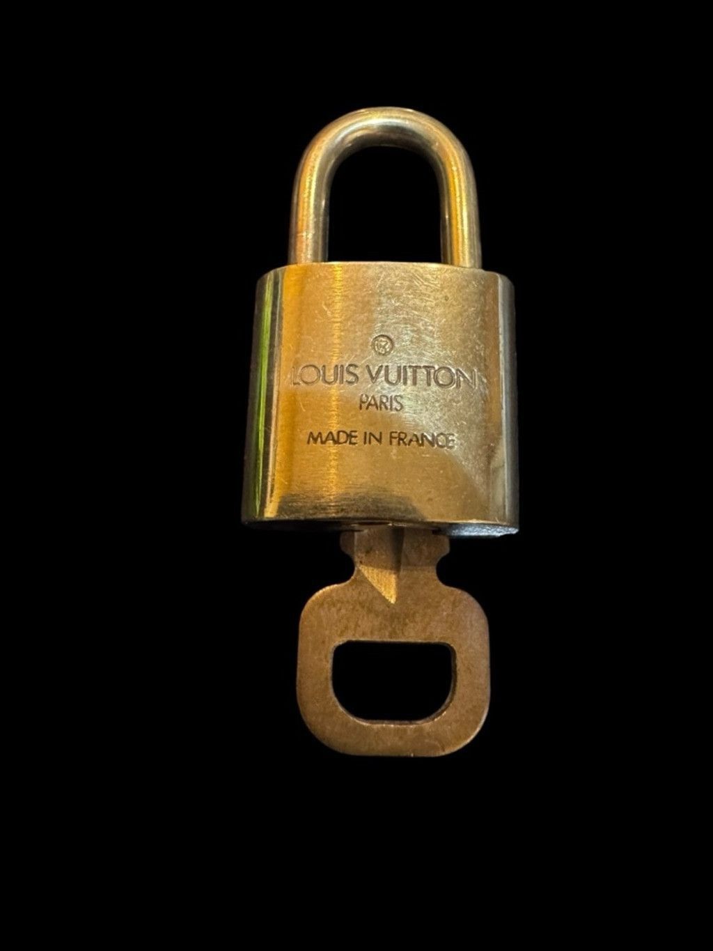 Louis Vuitton Louis Vuitton Brushed Gold Padlock with Key #316 & COA Size ONE SIZE - 4 Thumbnail