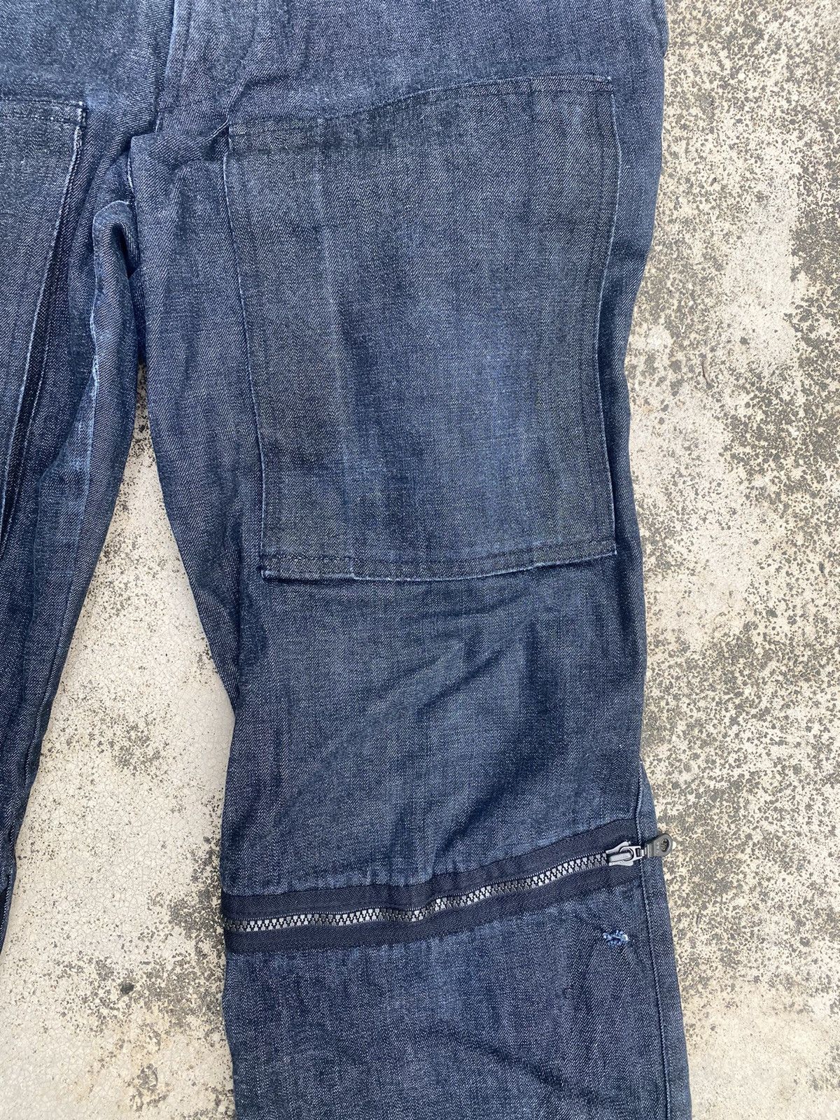 Designer × Marithe + Francois Girbaud Marithe Francois Girbaud Big Pockey Zipper Punk Jeans Size US 30 / EU 46 - 8 Thumbnail