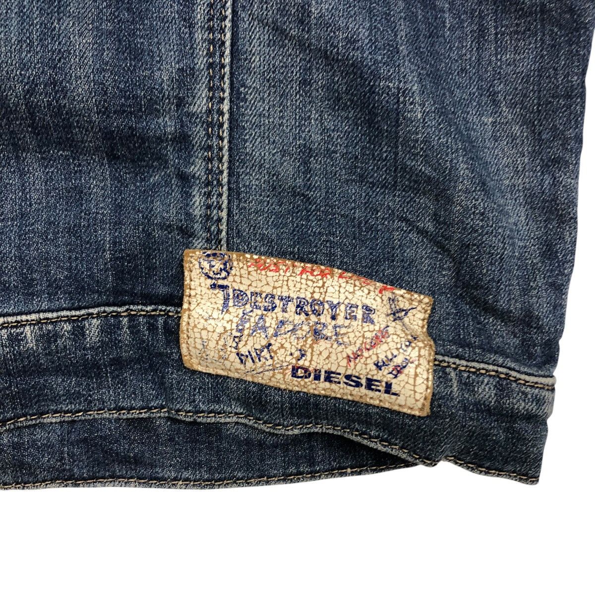 Diesel Diesel Long Sleeve Denim Coat (Short Sleeve) Vintage Wash XS Size US XS / EU 42 / 0 - 12 Thumbnail