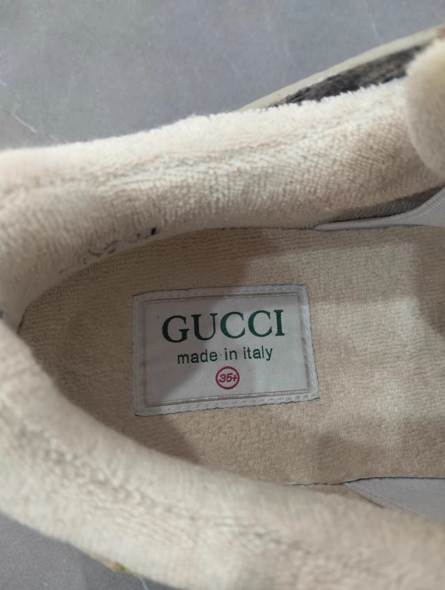 Gucci GUCCI lizard print panelled sneakers EU 35.5 Size US 5 / IT 35 - 8 Thumbnail
