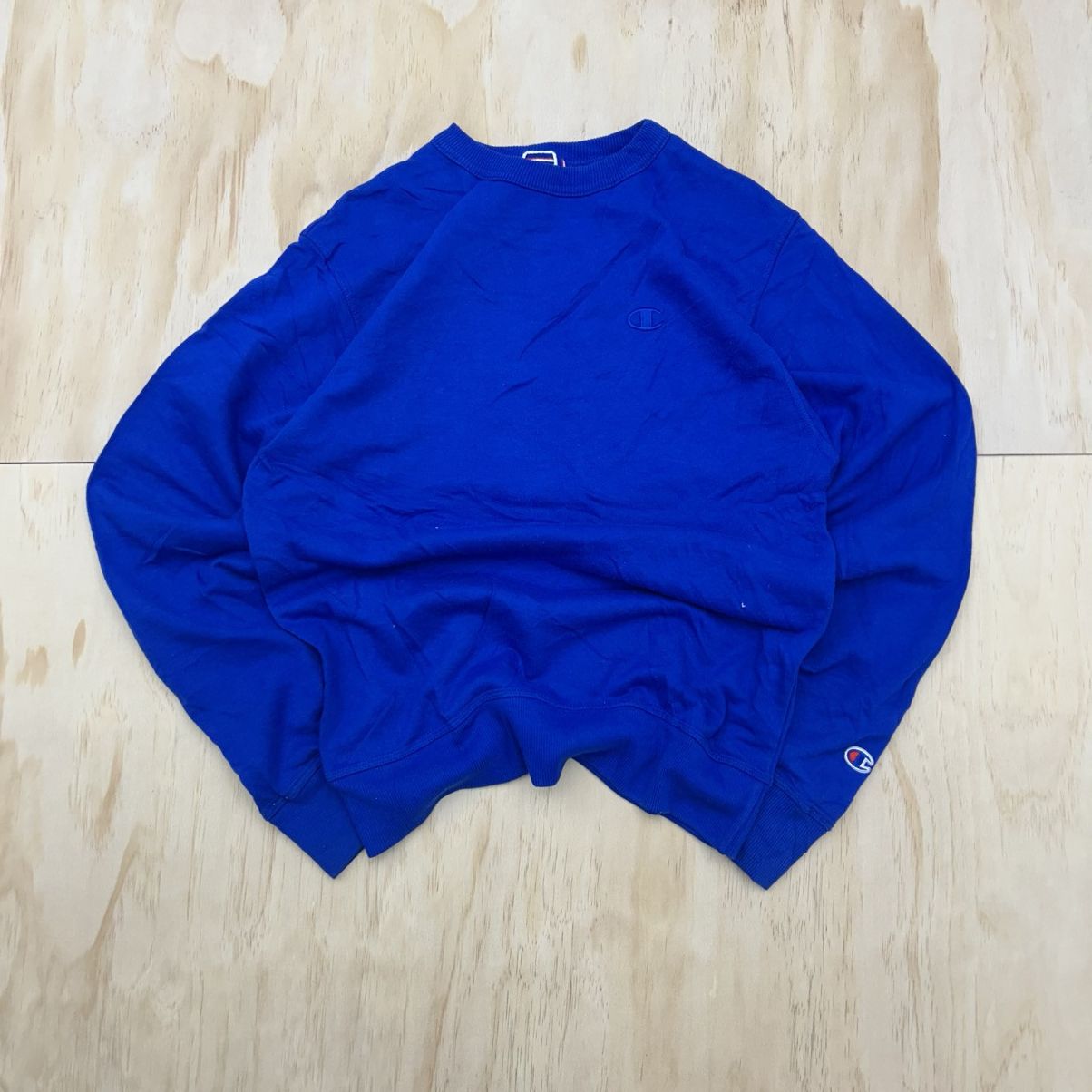 Champion Blue Vintage Champion Sweatshirt Size US S / EU 44-46 / 1 - 1 Thumbnail