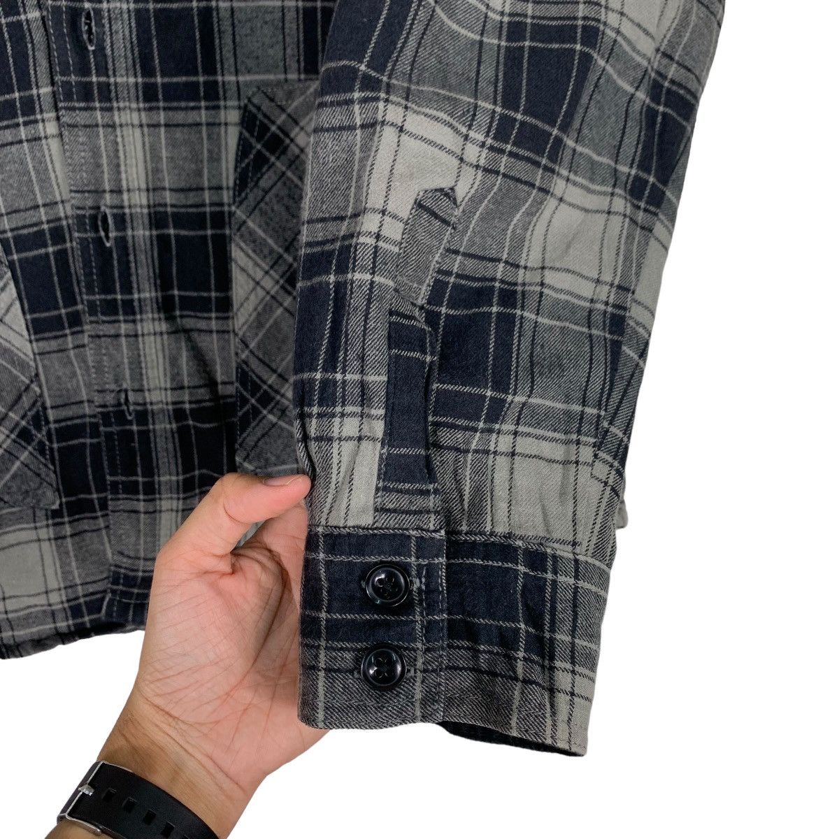 Japanese Brand Vintage KANSAI JEANS Four Pocket Tartan Flannel #0652-C30 Size US L / EU 52-54 / 3 - 13 Thumbnail