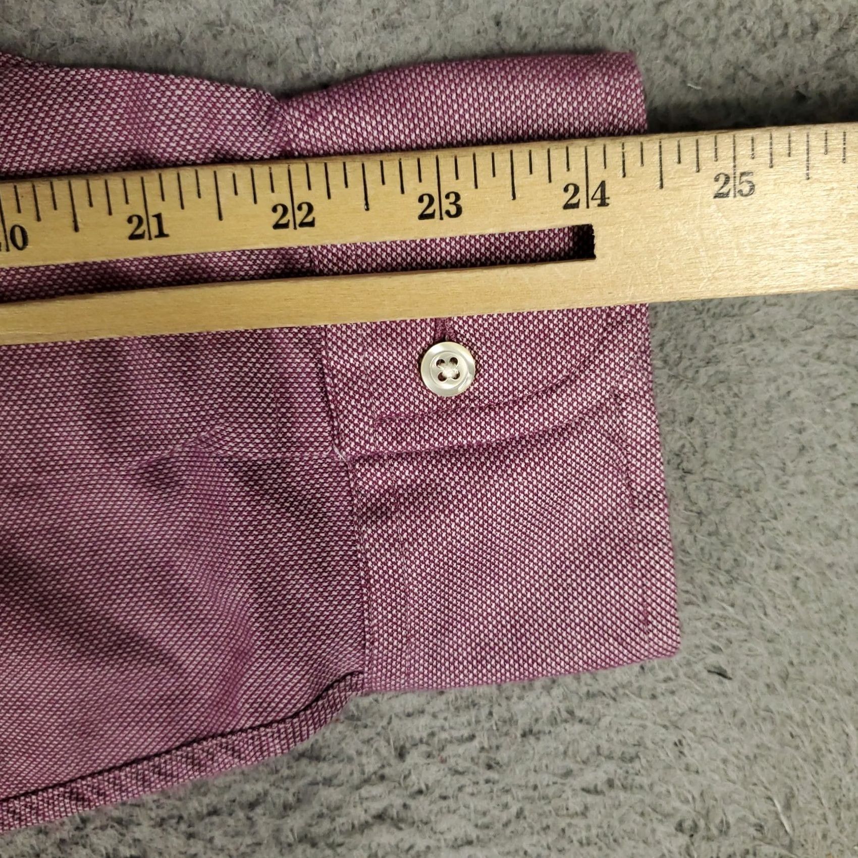 Brooks Brothers Brooks Brothers Shirt Mens 15.5 Purple Dress Button Up Long Sleeve Plaid Casual Formal Regular Classic Mens Size 42R - 6 Thumbnail