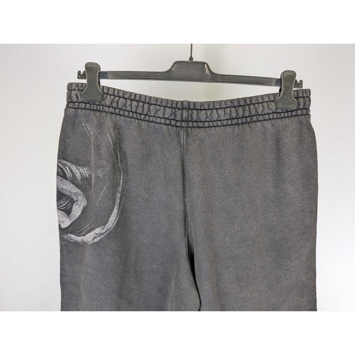 Off-White o1rshd1 BW S. Matthew Over Sweatshorts in Black Grey Size US 34 / EU 50 - 16 Thumbnail