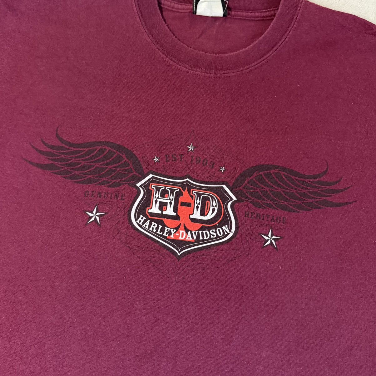 Harley Davidson 2004 Harley Davidson Amarillo Texas T-Shirt Size US L / EU 52-54 / 3 - 3 Thumbnail