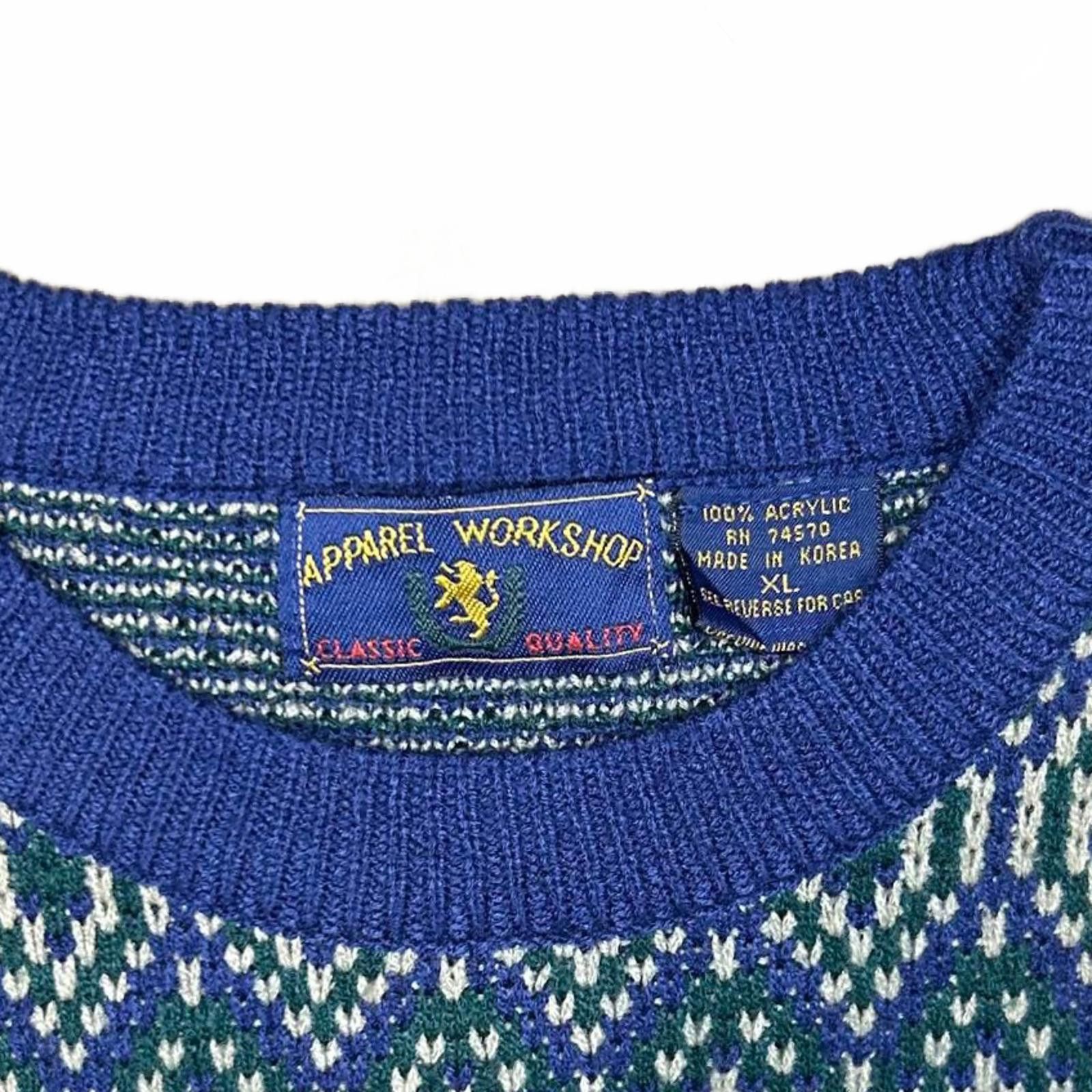 Other VTG Apparel Workshop Sweater Grandpa Coogi Cosby Style XL Size US XL / EU 56 / 4 - 3 Thumbnail
