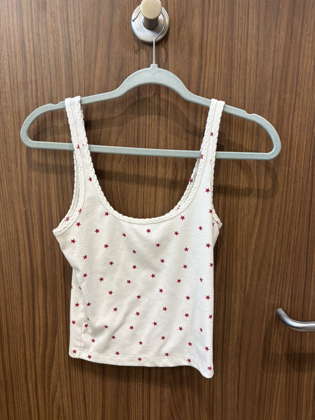 Primark XS White tank with stars Size XS / US 0-2 / IT 36-38 - 1 Thumbnail