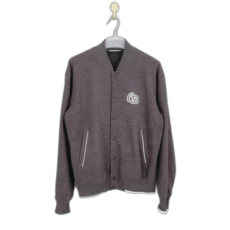 Dior Dior Homme gray letter print jacket Size US L / EU 52-54 / 3 - 1 Thumbnail