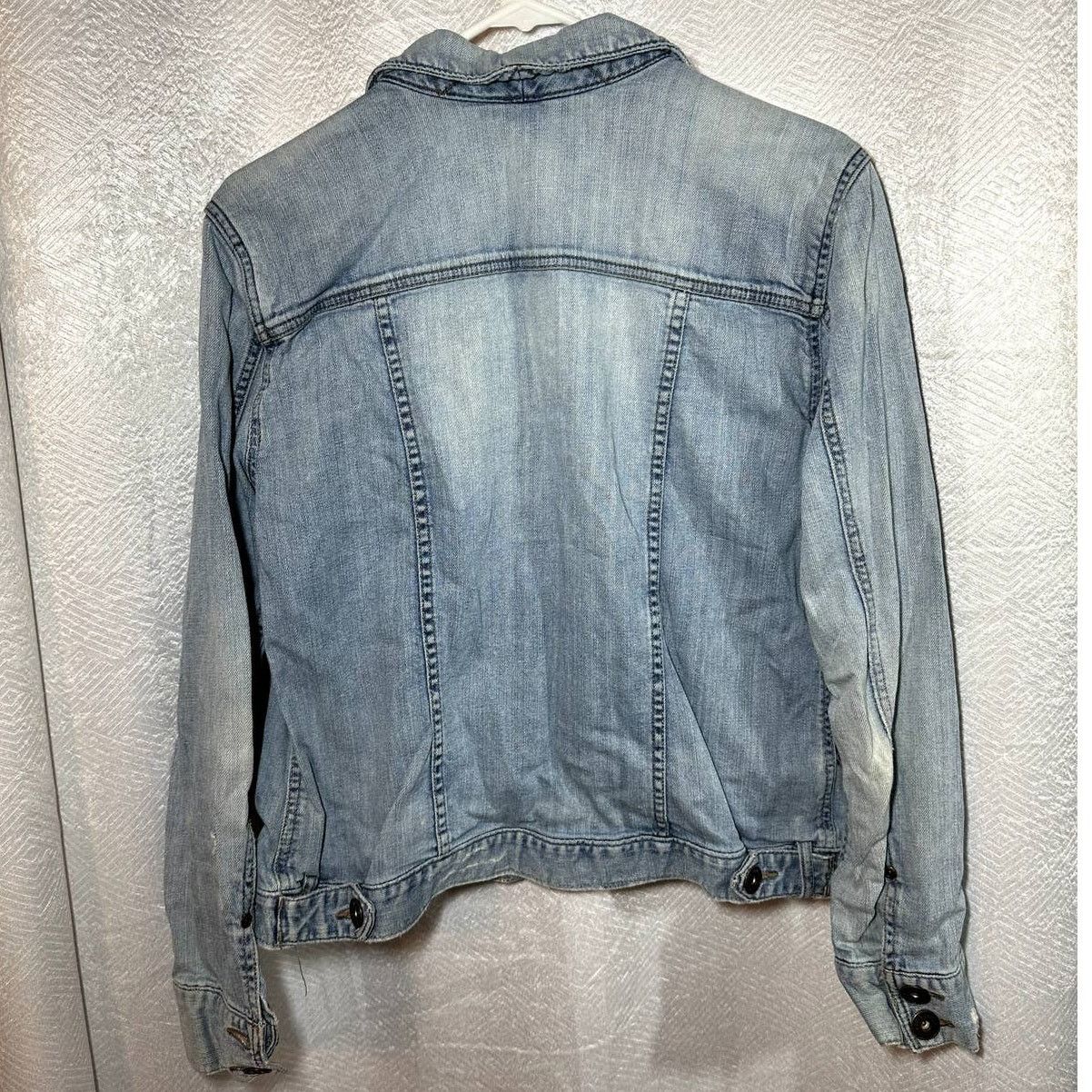 Eddie Bauer Eddie Bauer Long Sleeve Button Front Denim Jacket Blue Large Size L / US 10 / IT 46 - 7 Thumbnail