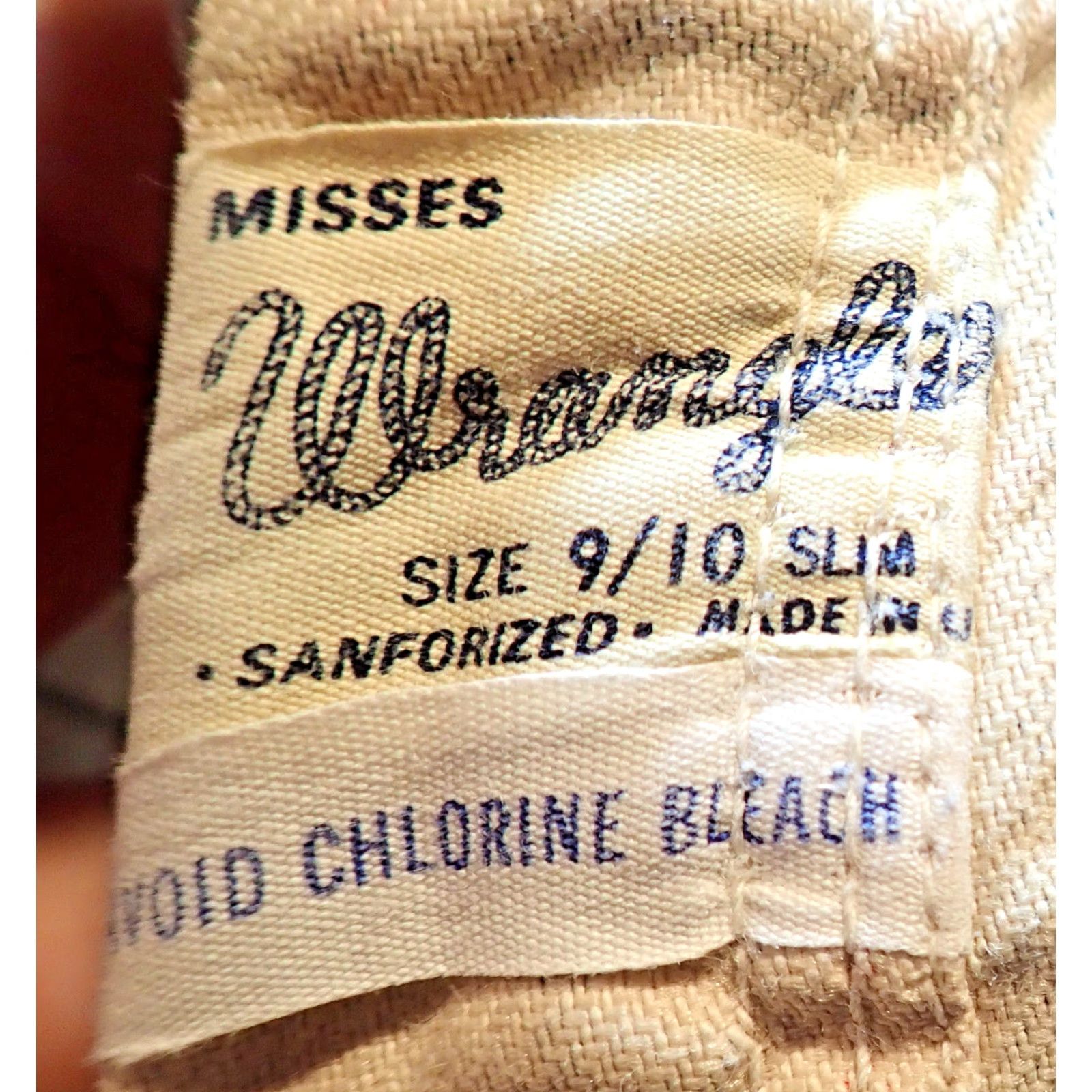 Wrangler VINTAGE Wrangler Women’s Shorts - 9/10 Size, Plaid Denim Cutoff, High Rise, USA Made, 50s 60s Style Size 30" / US 8 / IT 44 - 3 Thumbnail