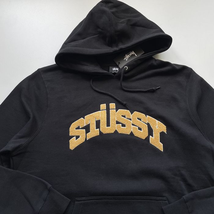 Stussy chenille 2024 arch hoodie