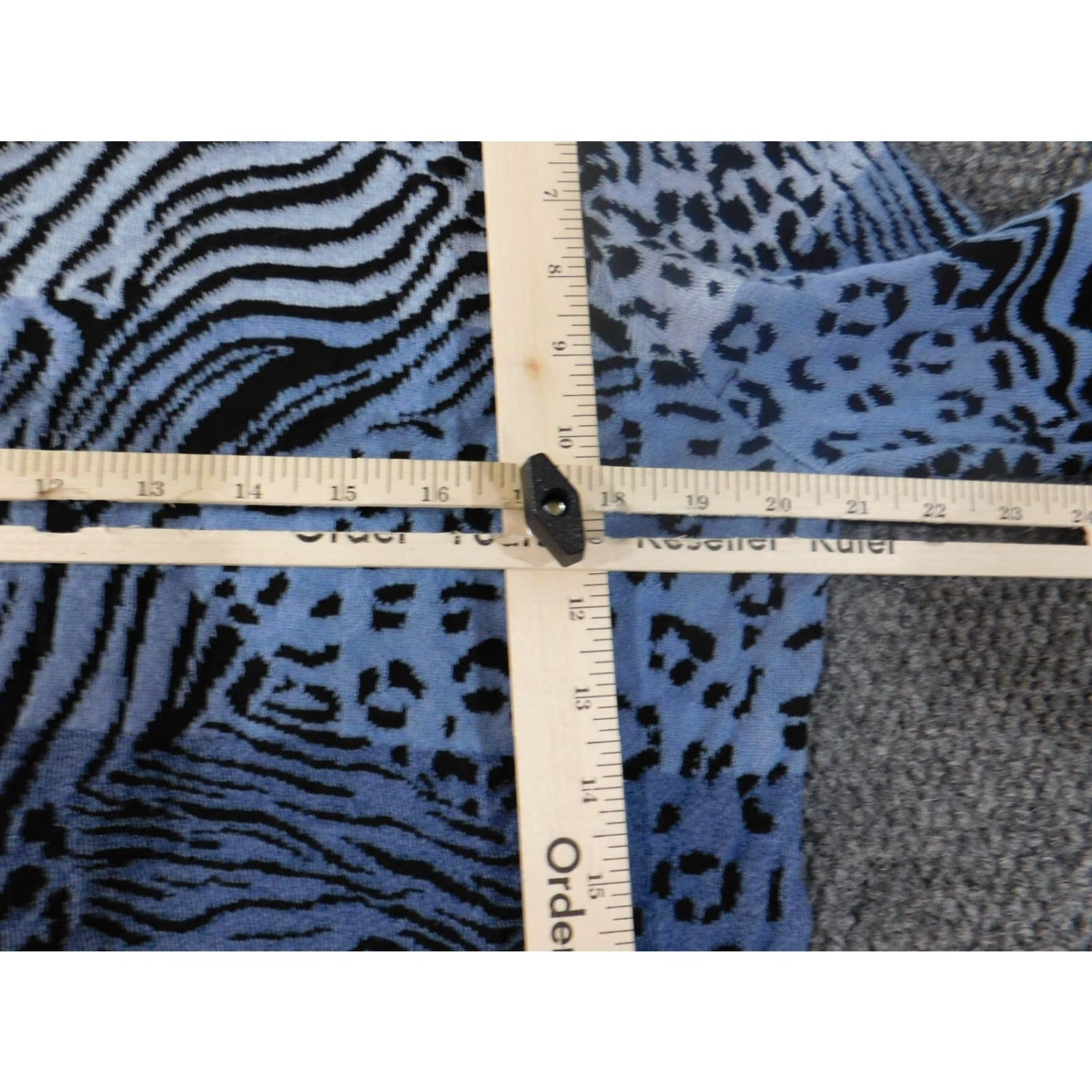 Vintage Alfred Dunner Sweater Womens Pullover L Blue Geometric Raglan Sleeve Crew Neck Modern American Knit Geometric Pattern Casual Size L / US 10 / IT 46 - 6 Thumbnail