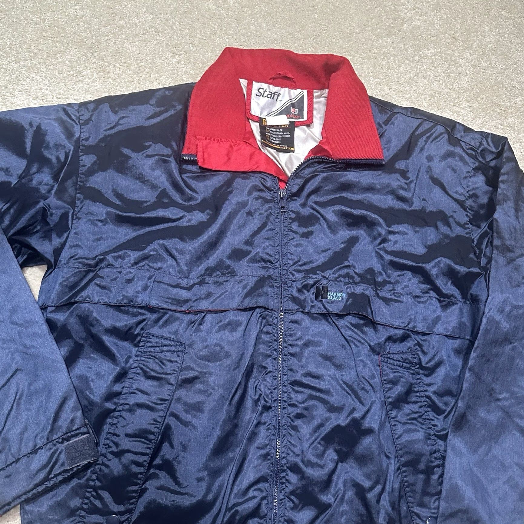 Wilson VINTAGE Wilson Staff GoreTex Windbreaker Jacket Mens Medium Blue Size US M / EU 48-50 / 2 - 3 Thumbnail