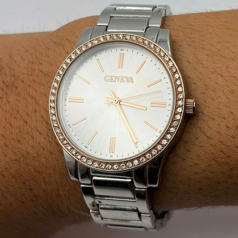 Other Silver & Gold Geneva Men’s Watch Size ONE SIZE - 1 Thumbnail