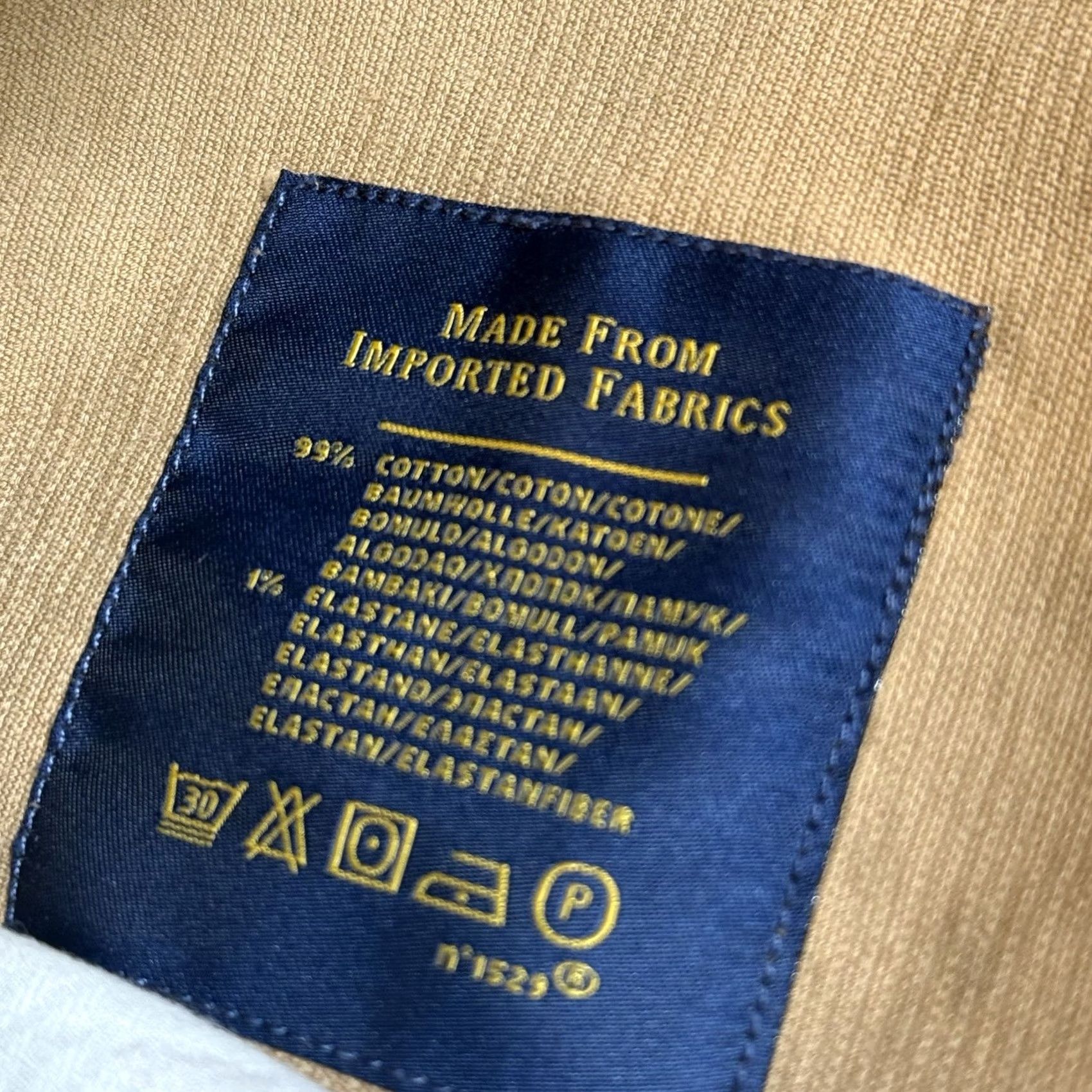 Polo Ralph Lauren Polo Ralph Lauren Corduroy Pants Slim Straight 35x31 Blue Mens Chino Pants Size US S / EU 44-46 / 1 - 4 Thumbnail