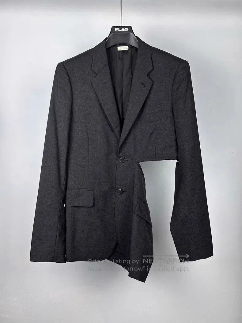 Comme des Garcons Comme des Gargons CDG Distressed Blazer. Size US S / EU 44-46 / 1 - 1 Thumbnail