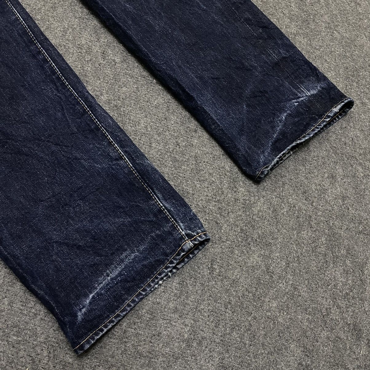 If Six Was Nine × Japanese Brand × Le Grande Bleu (L.G.B.) Core Fighter Indigo Blue Selvedge Denim Samurai Ironheart Size US 34 / EU 50 - 2 Thumbnail