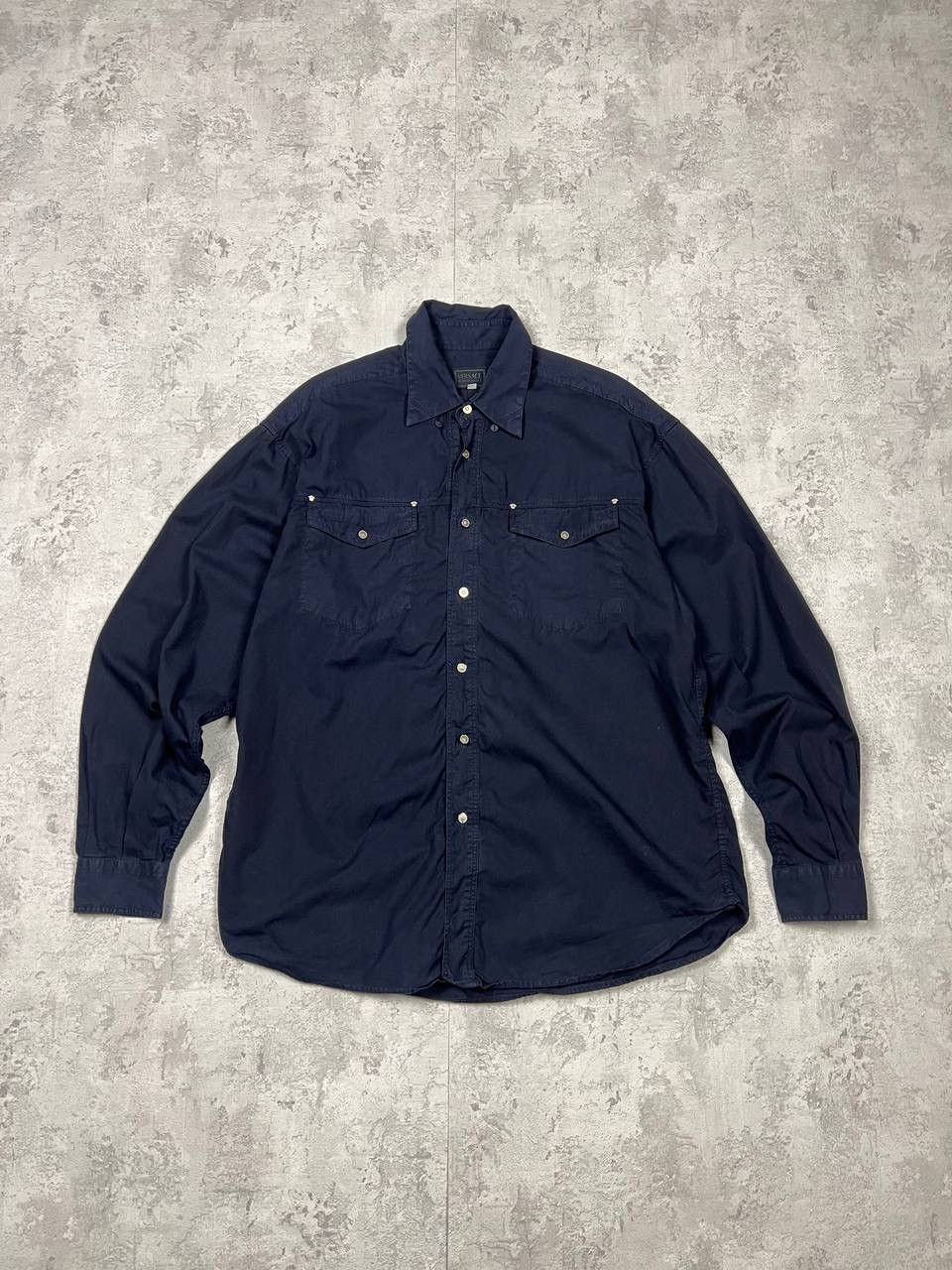 Versace Vintage Versace Shirt Medusa Size US XL / EU 56 / 4 - 1 Thumbnail