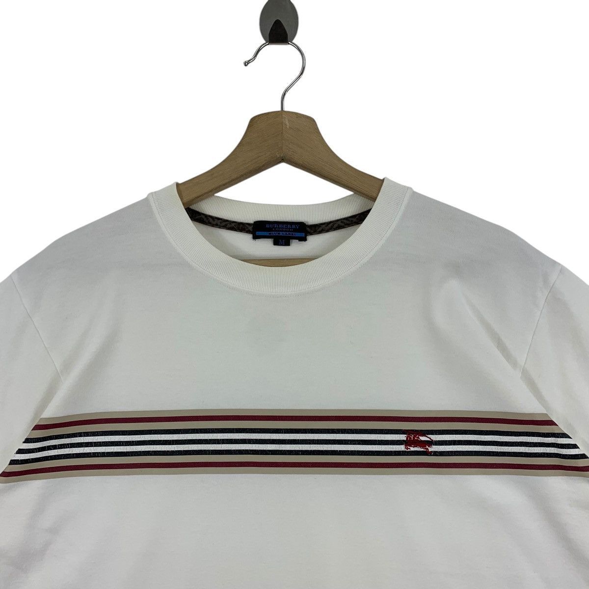 Burberry BURBERRY London blue label embroidery tee Size US M / EU 48-50 / 2 - 2 Thumbnail