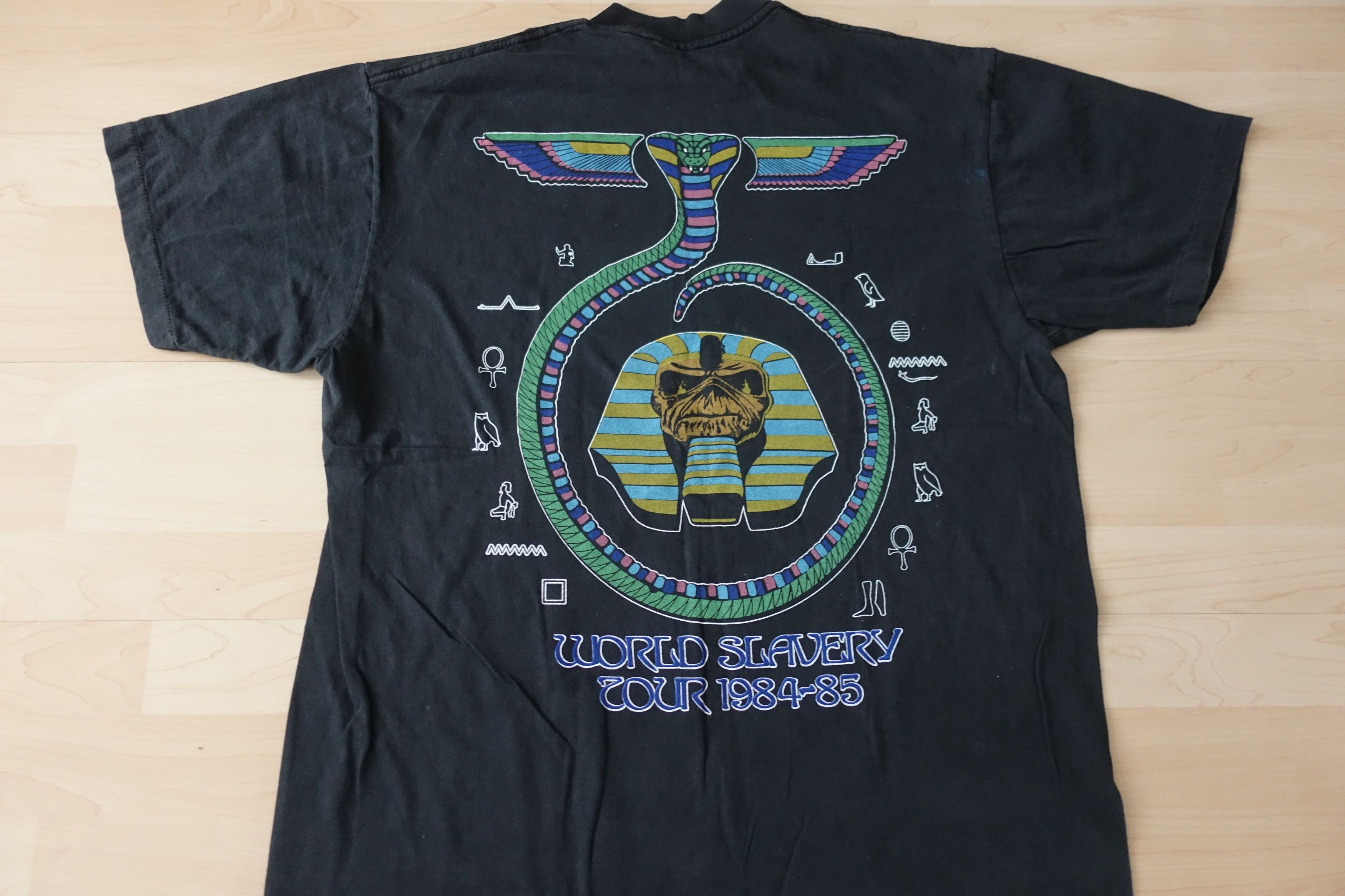 Band Tees Iron Maiden "World Slavery Tour '84-'85" Brockum Size US XL / EU 56 / 4 - 6 Thumbnail