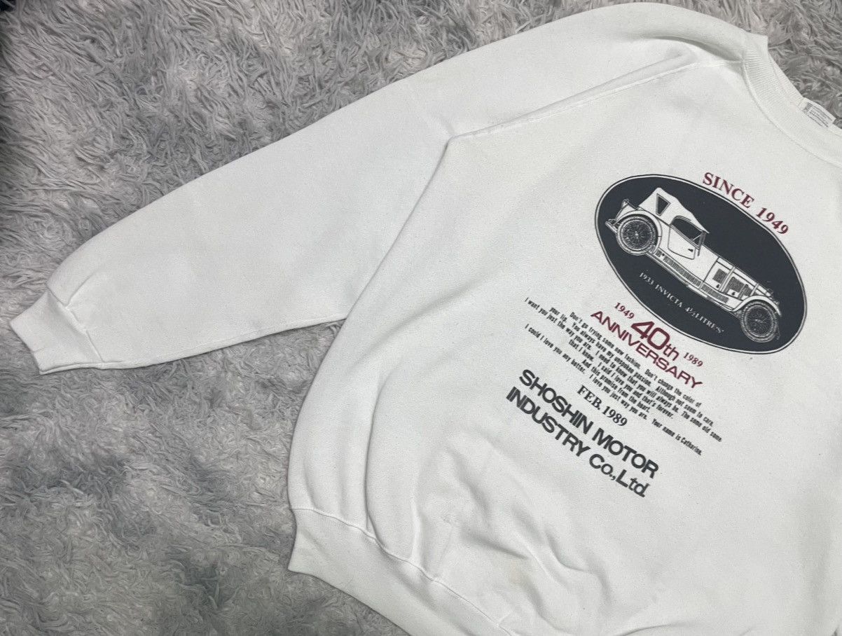 Vintage 80s SHOSHIN MOTOR INDUSTRY CO LTD CREWNECK Size US XL / EU 56 / 4 - 5 Thumbnail