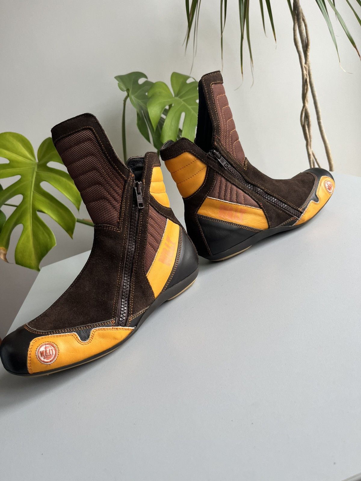 Walter Van Beirendonck Walter van Beirendonck W.&L.T. late 90s moto biker boots Size US 5 / IT 35 - 3 Thumbnail