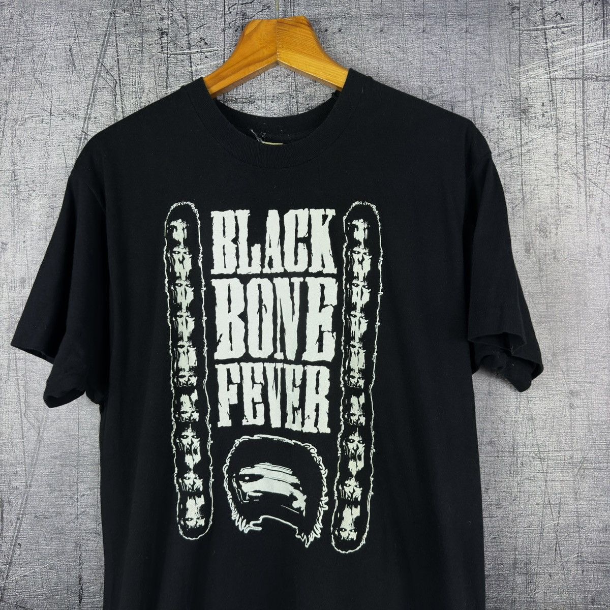 Band Tees RARE 90s Black bone fever metal band t shirt single stitch Size US L / EU 52-54 / 3 - 2 Thumbnail