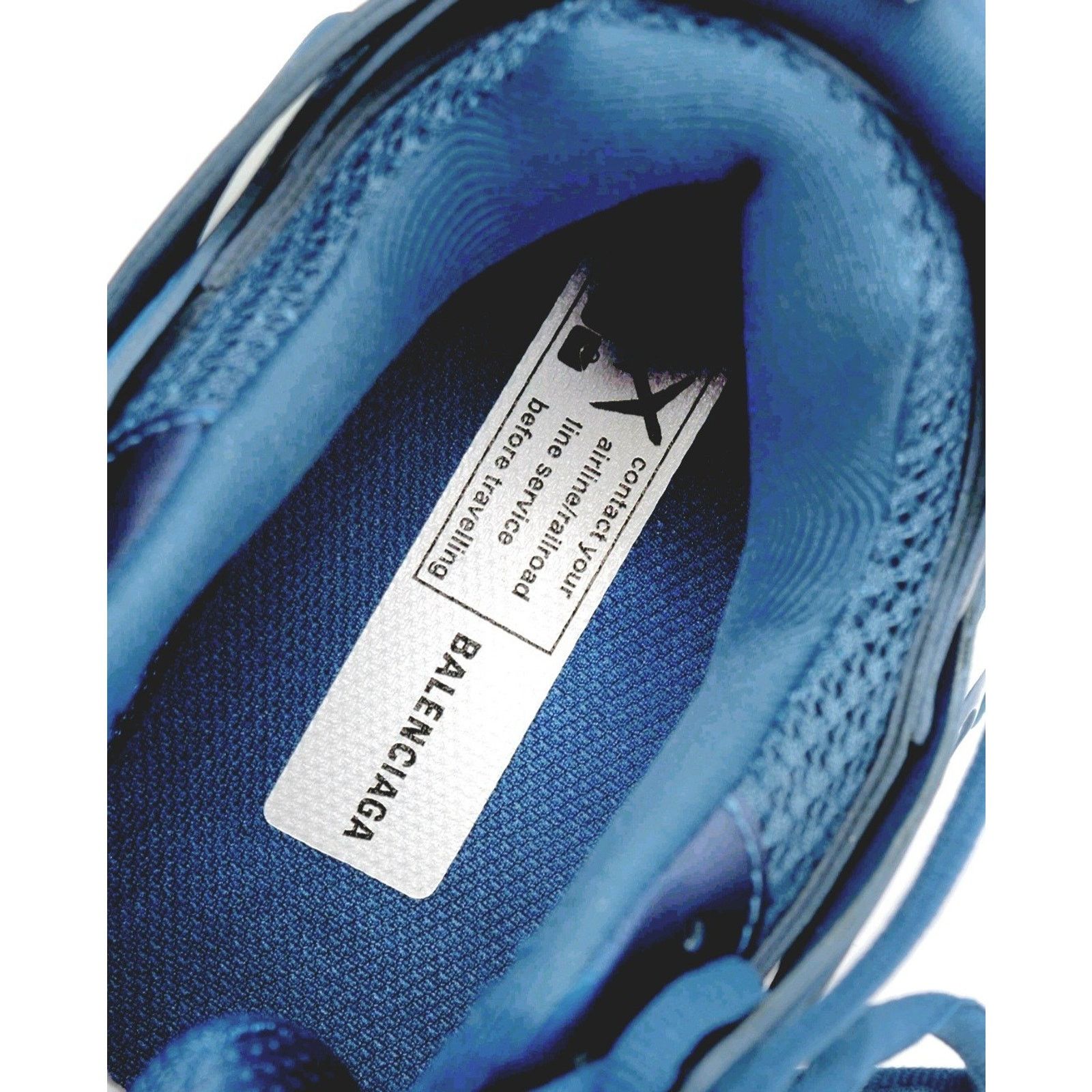 Balenciaga RRP$1042 BALENCIAGA Track Sneaker US7EU40 Blue LED Monocolor Size US 7 / EU 40 - 18 Thumbnail