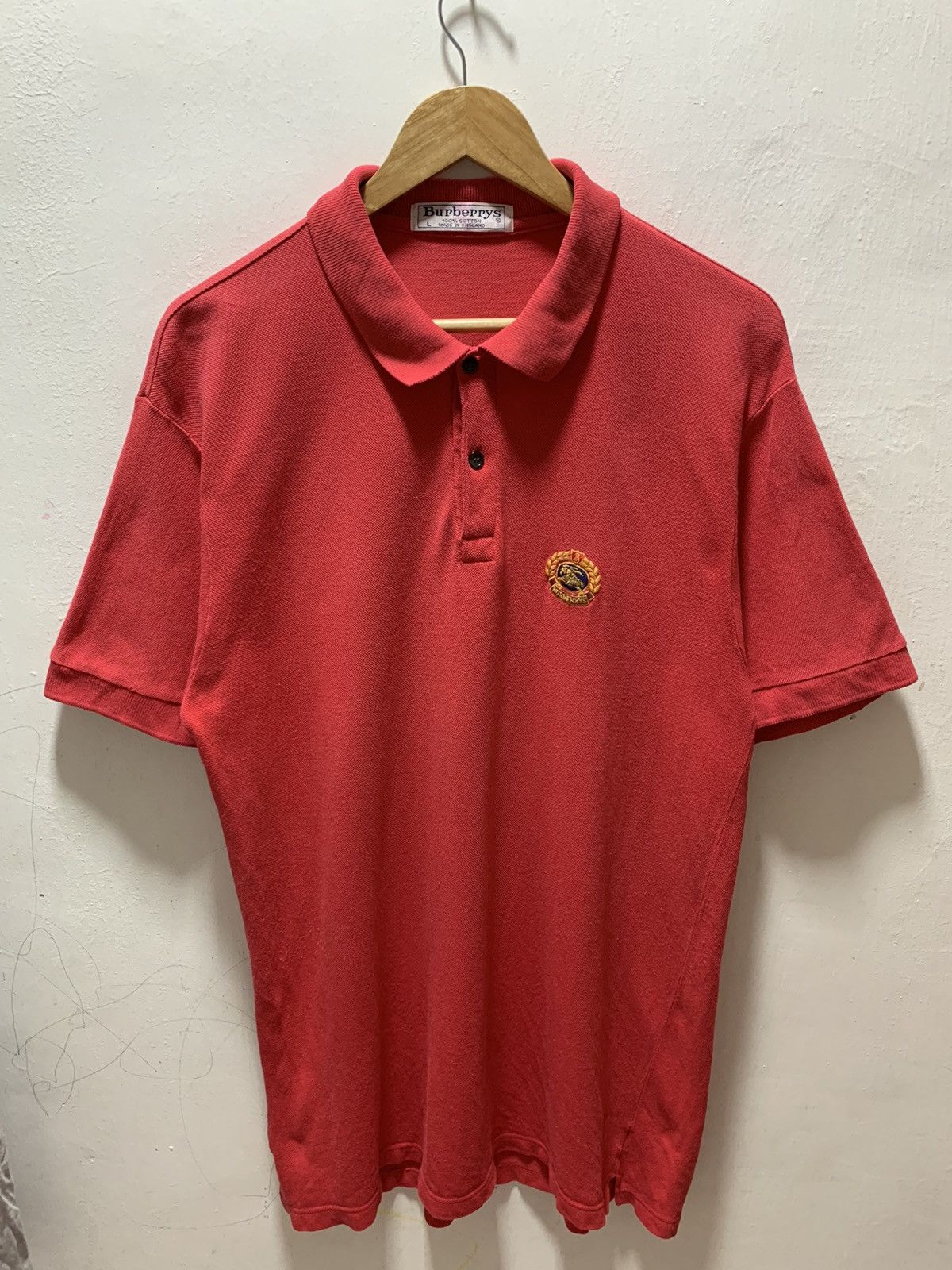 Burberry Vintage Burberry Polo Shirt Size US L / EU 52-54 / 3 - 1 Thumbnail