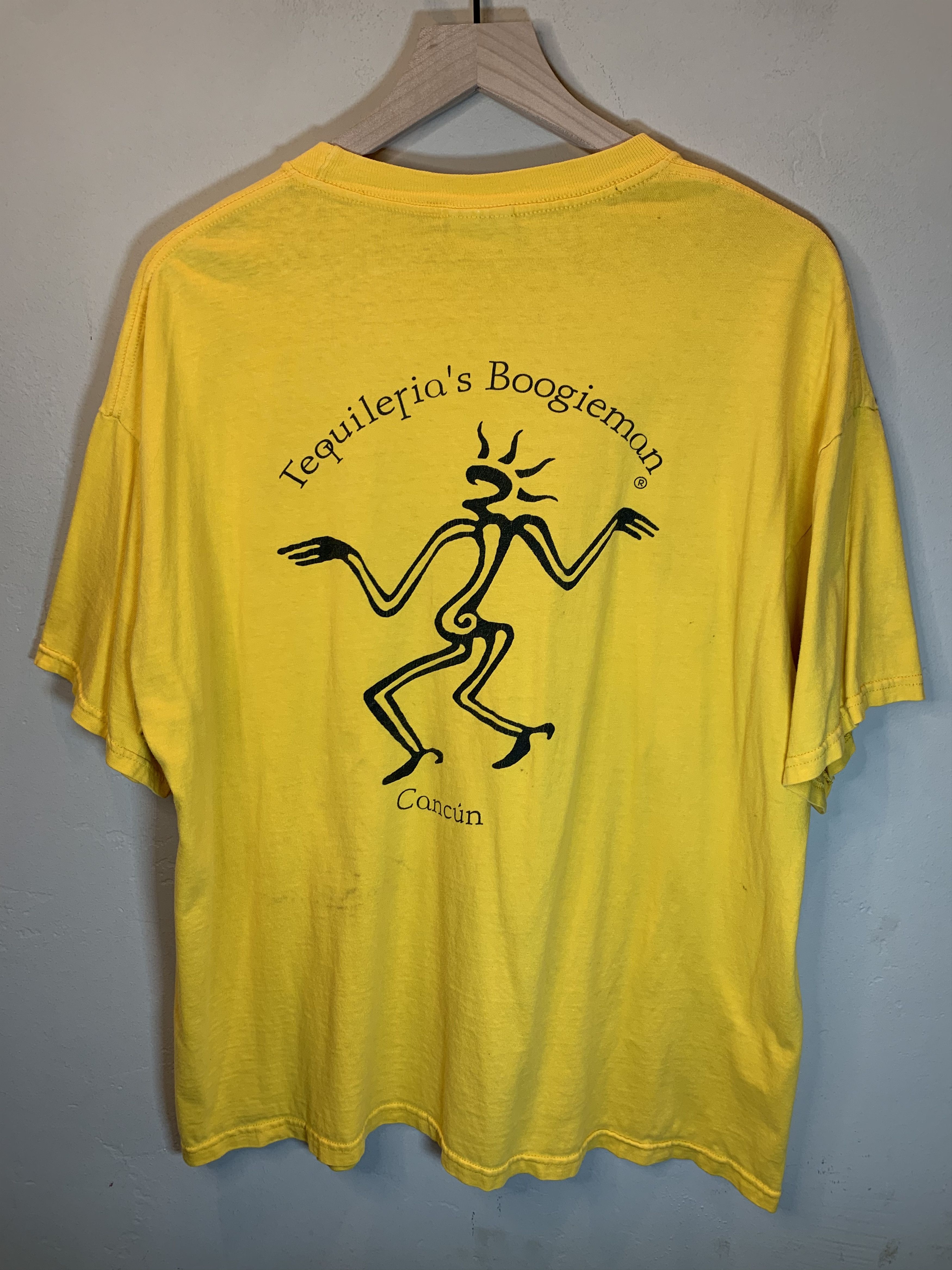 Vintage RARE Vintage 90’s Jose Cuervo Tequila Boogieman Cancun Shirt Size US XL / EU 56 / 4 - 2 Thumbnail