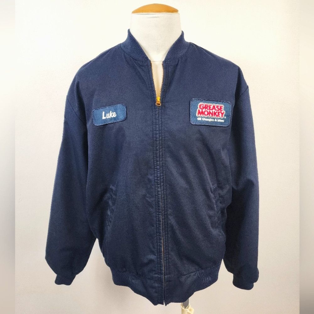 Cintas Cintas Men's Navy Blue Bomber Jacket 2 Patches Workcore Lin Size US L / EU 52-54 / 3 - 1 Thumbnail