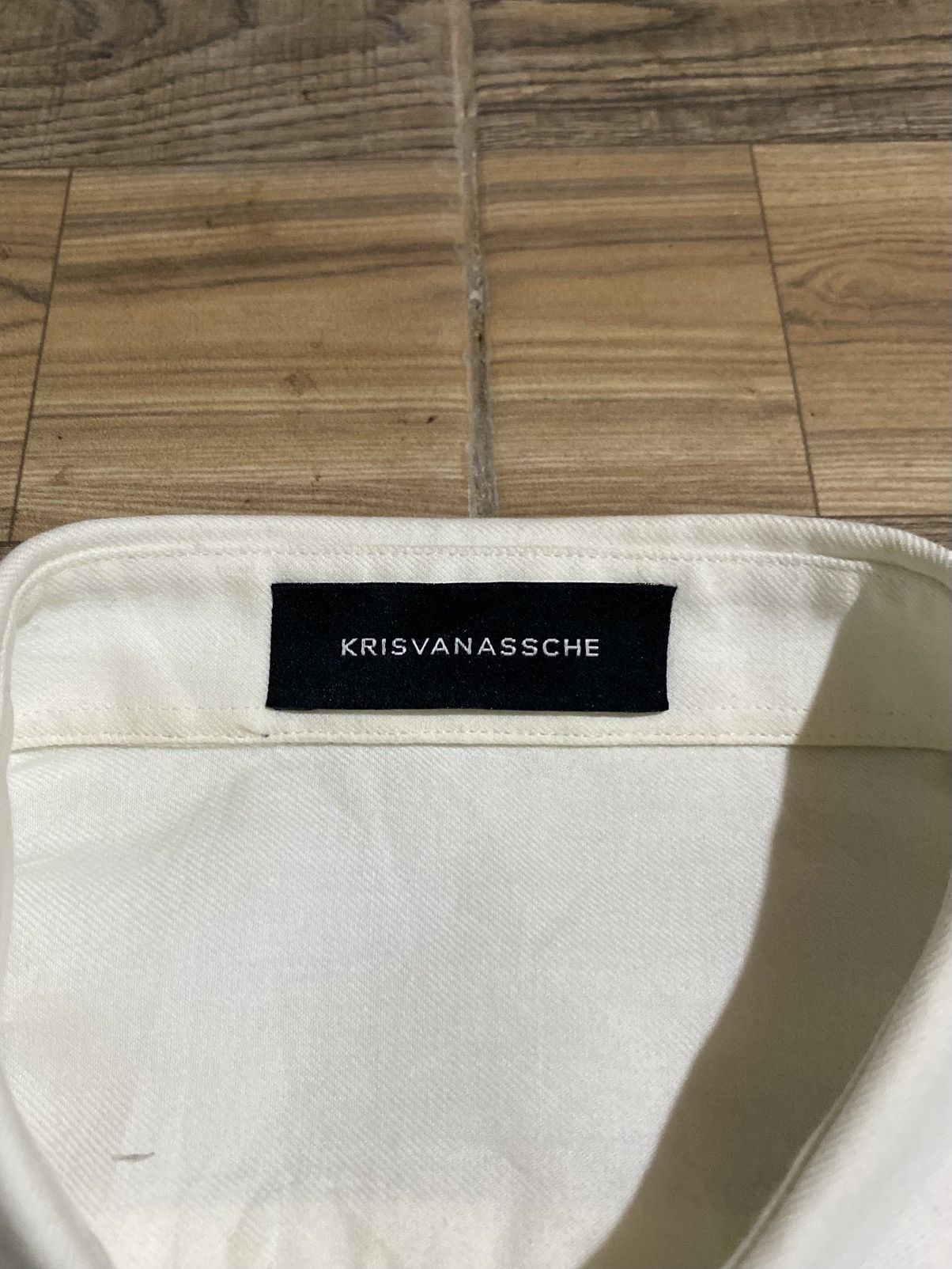 Kris Van Assche KRIS VAN ASSCHE WHITE SHIRT Size US M / EU 48-50 / 2 - 5 Thumbnail