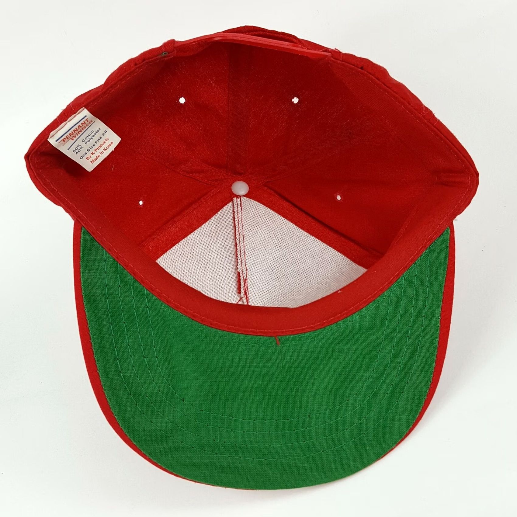 Etro VINTAGE Dominion Bank K-Products Trucker Hat Red Snapback Adjustable Retro Cap Size ONE SIZE - 6 Thumbnail