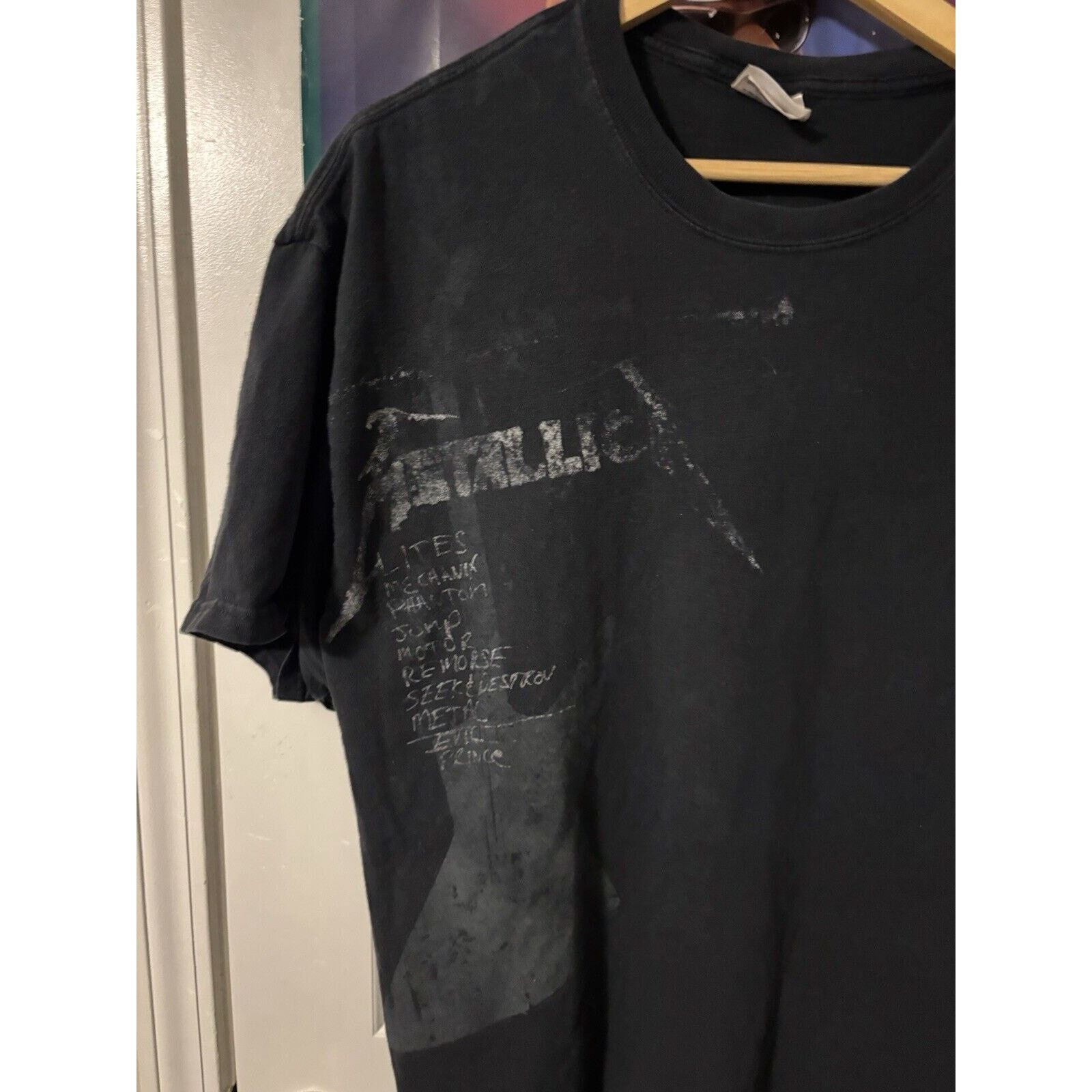 Metallica Vintage y2k black 2007 grey faded metallica band shirt Xl Size US XL / EU 56 / 4 - 4 Thumbnail