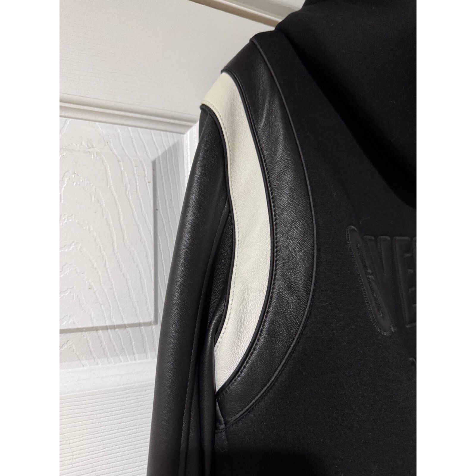 Givenchy Givenchy Neoprene Lambskin Leather Hoodie Teddy Jacket 48 Size US M / EU 48-50 / 2 - 8 Thumbnail