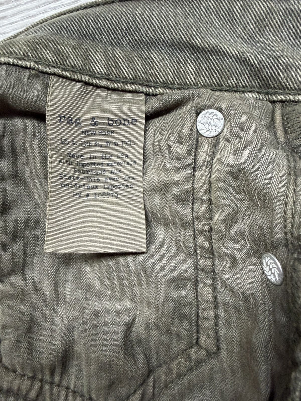 Rag & Bone Rag & Bone slim fit denim Size US 38 / EU 54 - 7 Thumbnail