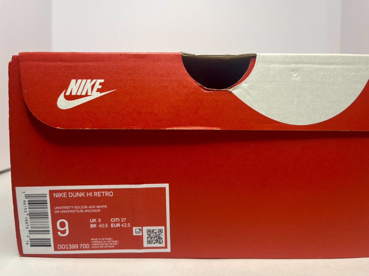 Nike Nike Dunk Retro High Bruce Lee Reverse Goldenrod Size 9 Mens Size US 9 / EU 42 - 7 Thumbnail