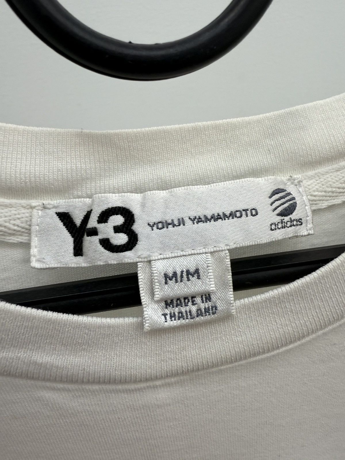 Adidas × Y-3 Adidas Y-3 by Yohji Yamamoto Logo Cotton Tee T-Shirt Size US M / EU 48-50 / 2 - 2 Thumbnail