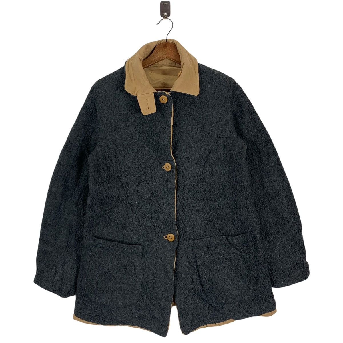 45rpm × Japanese Brand VINTAGE JAPANESE BRAND 45RPM REVERSIBLE BUTTON JACKET Size US M / EU 48-50 / 2 - 12 Thumbnail