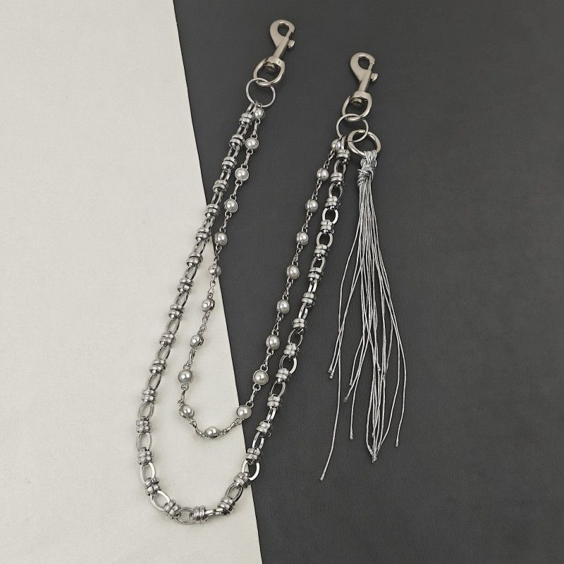 Jewelry 2 Layer Natural Echo Pearled Wallet Chain Size ONE SIZE - 5 Thumbnail