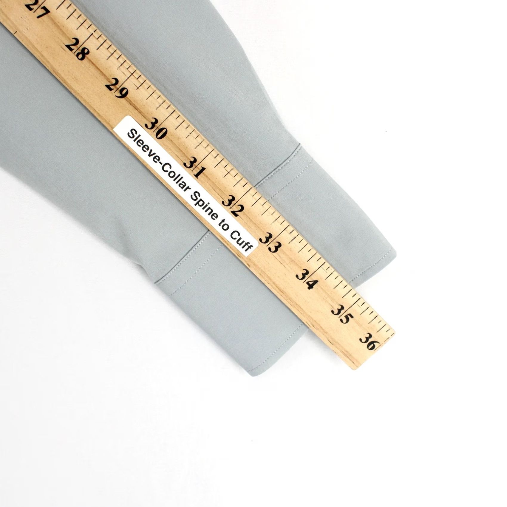 Vintage &Collar Shirt Mens L Gray Performance Stretch Long Sleeve Regular Fit Size US L / EU 52-54 / 3 - 5 Thumbnail