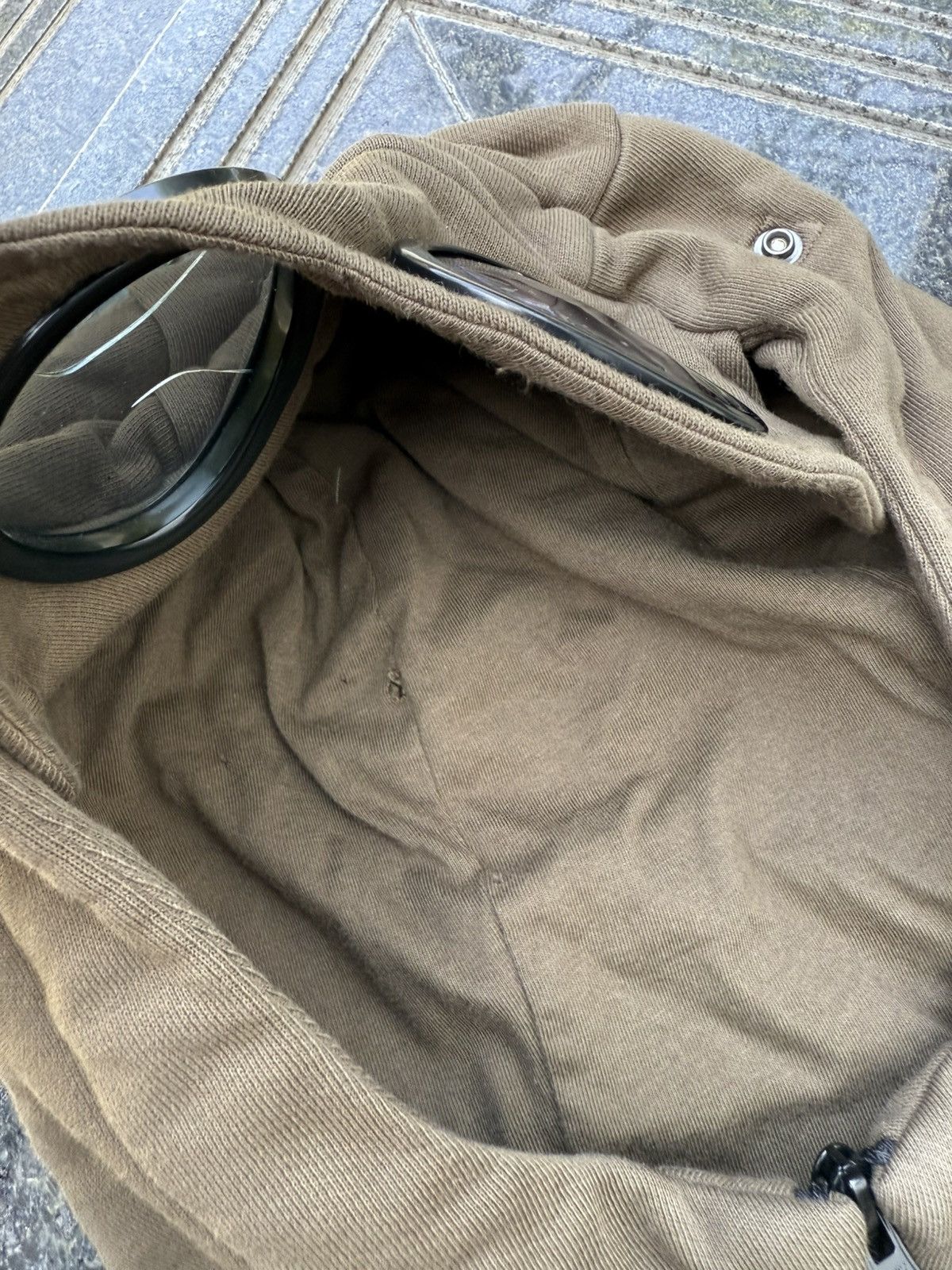 C.P. Company 90’s C.P. COMPANY RARE DOUBLE GOGLE GLASS VINTAGE ZIP HOODIE Size US L / EU 52-54 / 3 - 14 Thumbnail