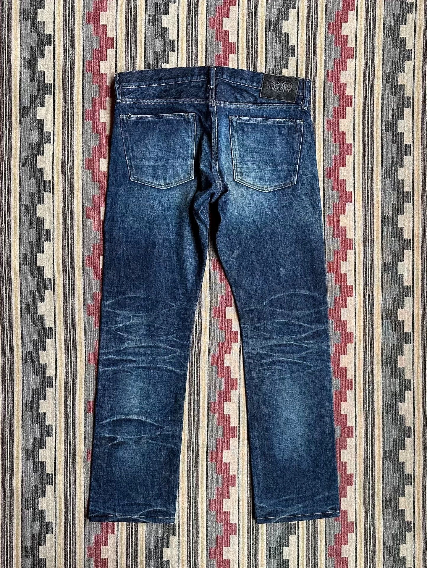 Fabric Brand & Co. Fabric Brand&Co Selvage Denim PT Heavy Wash Distressed W34 Size US 34 / EU 50 - 2 Thumbnail