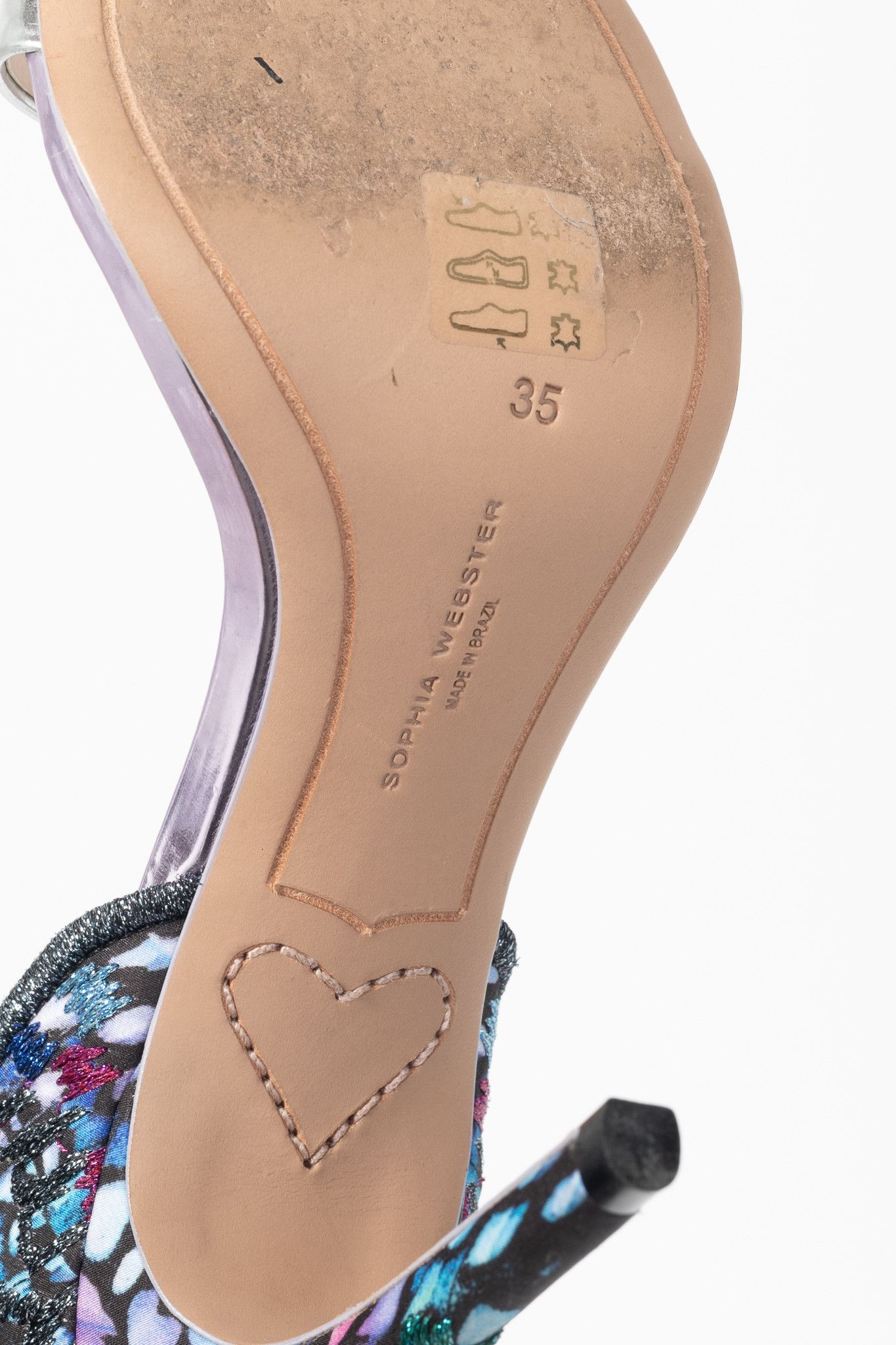 Sophia Webster Sophia Webster Chiara Embroidery Butterfly Sandals Size US 4.5 / IT 34.5 - 5 Thumbnail