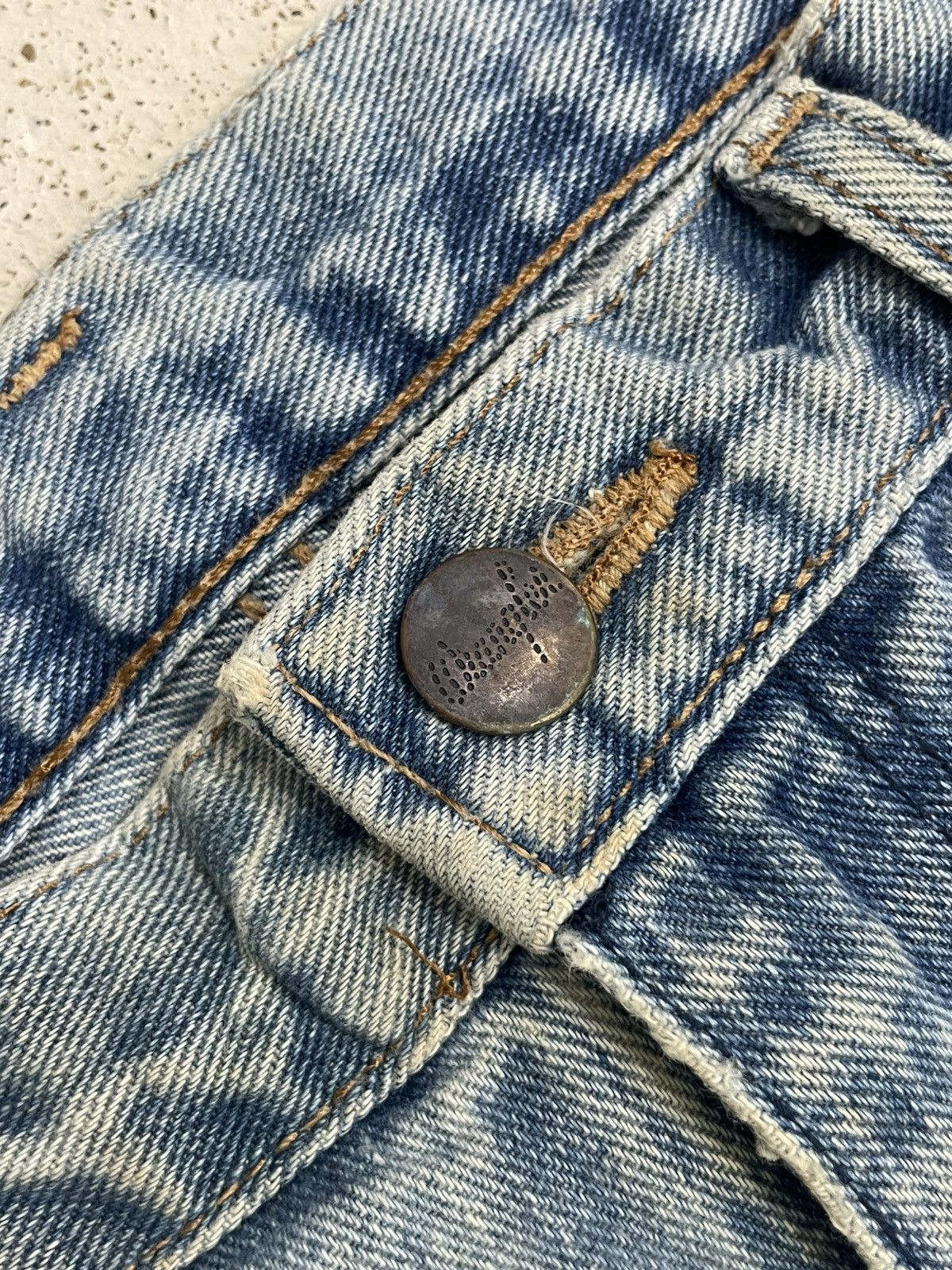 Wrangler Defect Rare Vintage Wrangler Scovill Button Japan Size US 34 / EU 50 - 11 Thumbnail