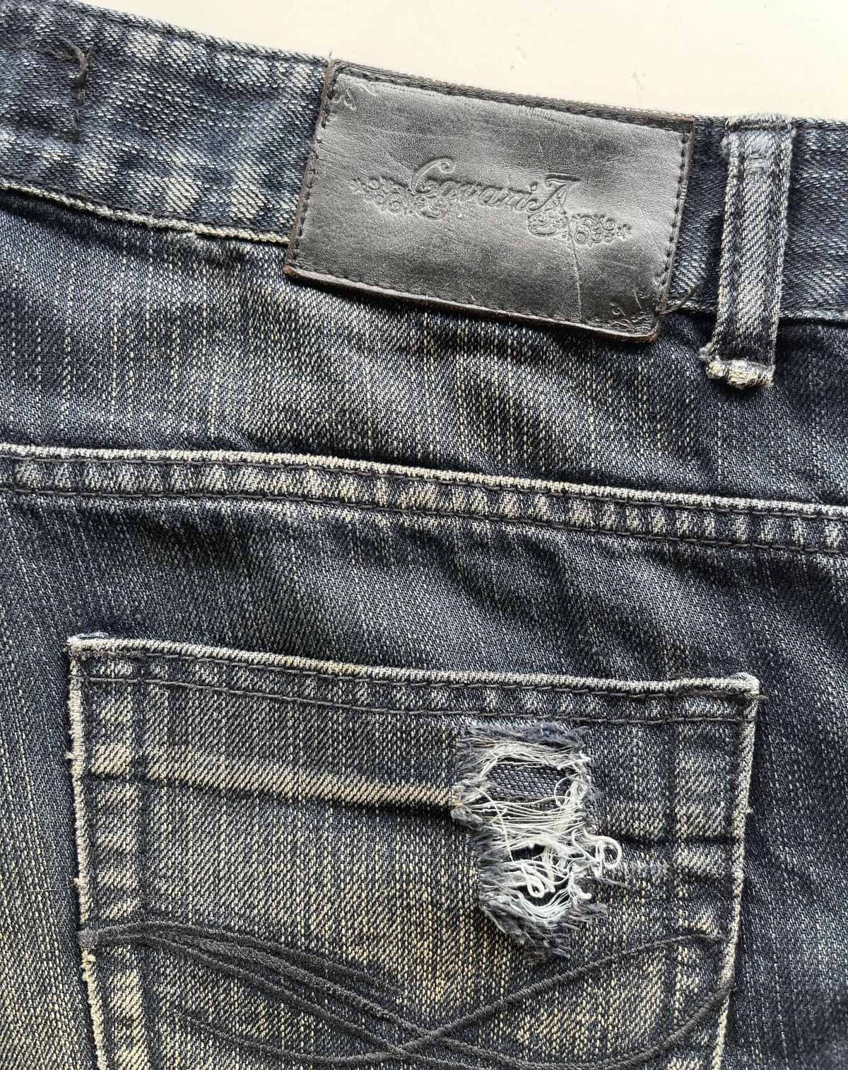 Japanese Brand CavariA Distressed Flare Denim Size US 30 / EU 46 - 14 Thumbnail