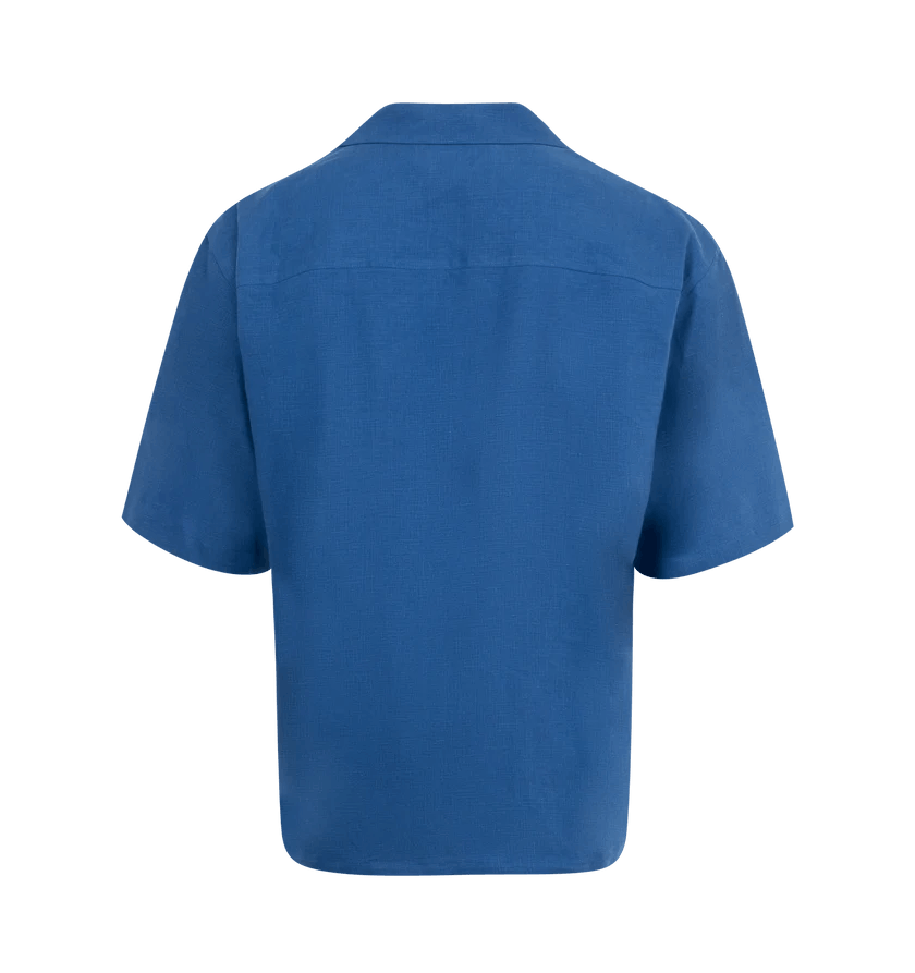 Marni o1h1sh11224 Logo Shirt in Blue Size US M / EU 48-50 / 2 - 2 Thumbnail